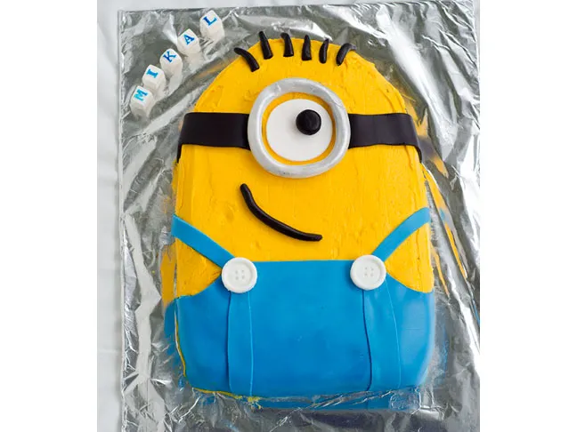 Decorated Minion Sheet Cake