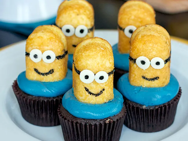 Twinkie Minion Cupcakes