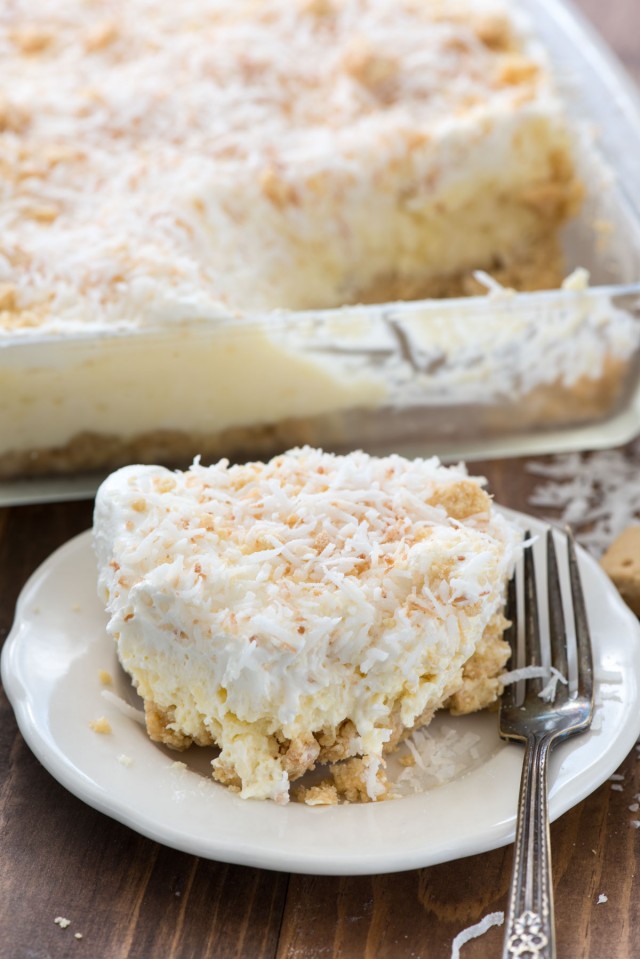 Coconut Cheesecake No-Bake Dessert