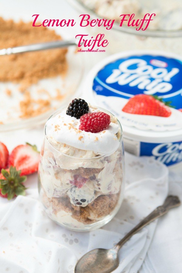 Lemon Berry Fluff Trifle 