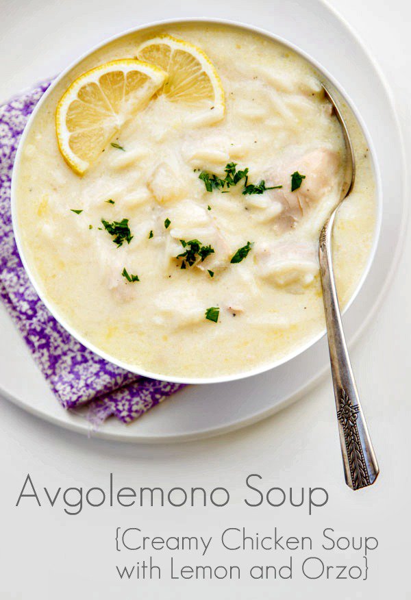 Greek Avgolemono Soup