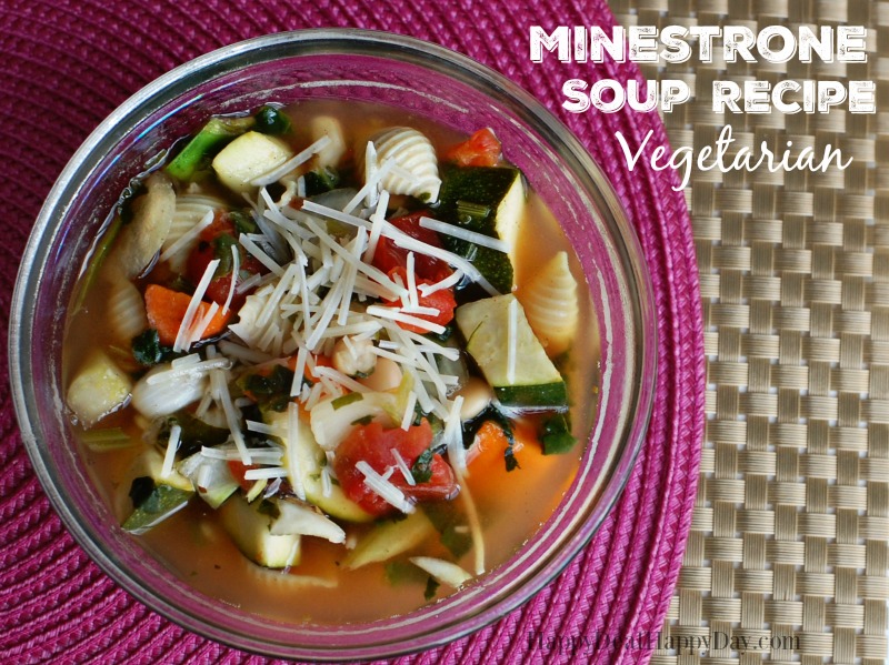 Easy Minestrone Soup with Shells