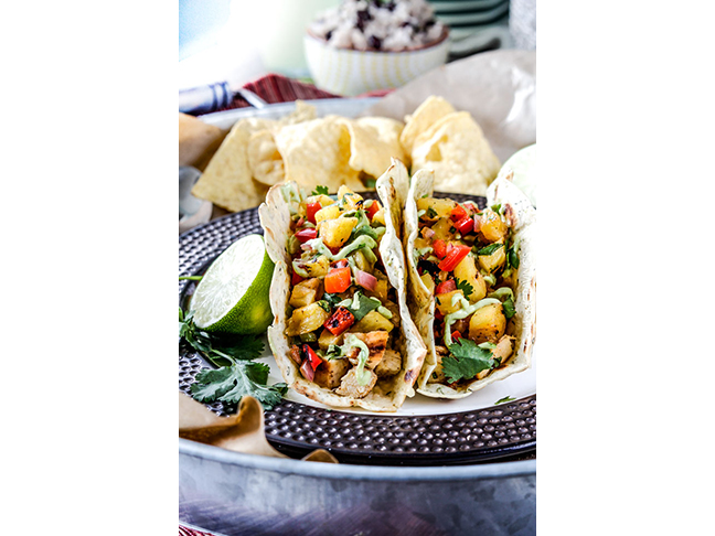 Chili Lime Chicken Tacos