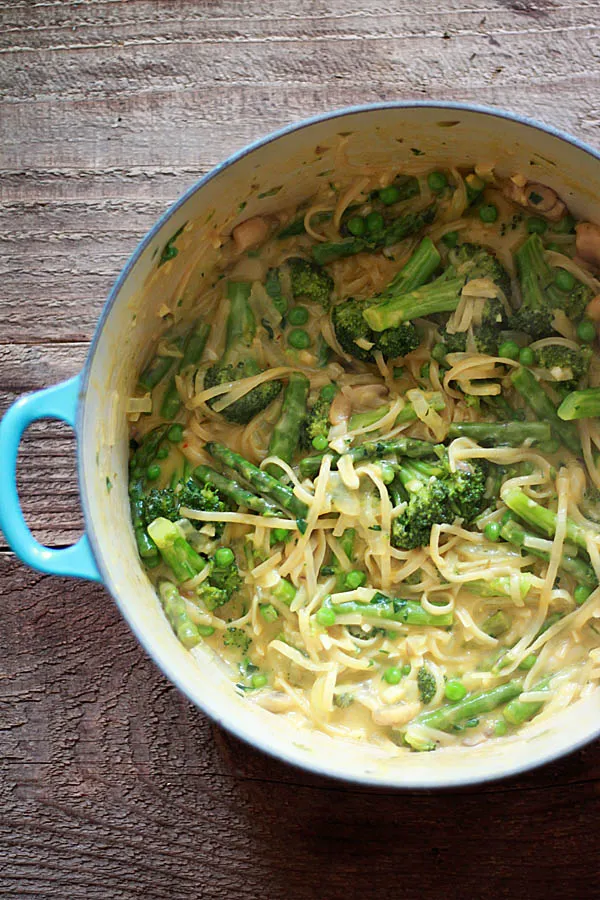 One Pot Pasta Primavera Recipe