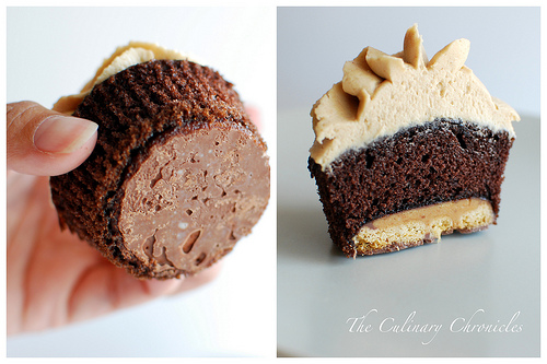 Tagalong/Peanut Butter Patties Cupcakes