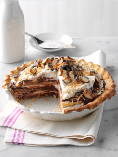 Chocolate Coconut Chantilly Pie