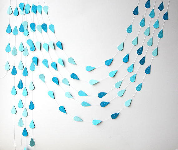 Raindrop Cloud Garland