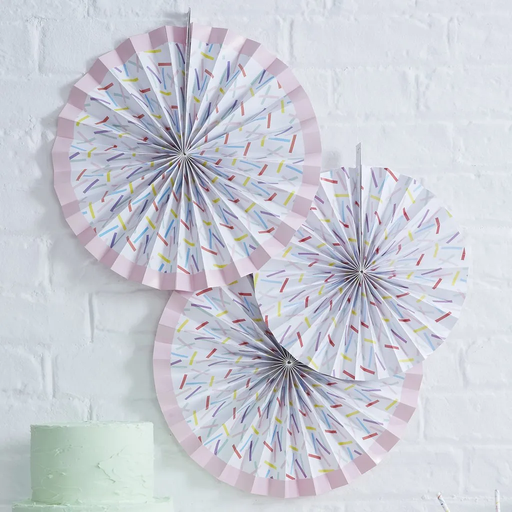 Sprinkles Paper Fans