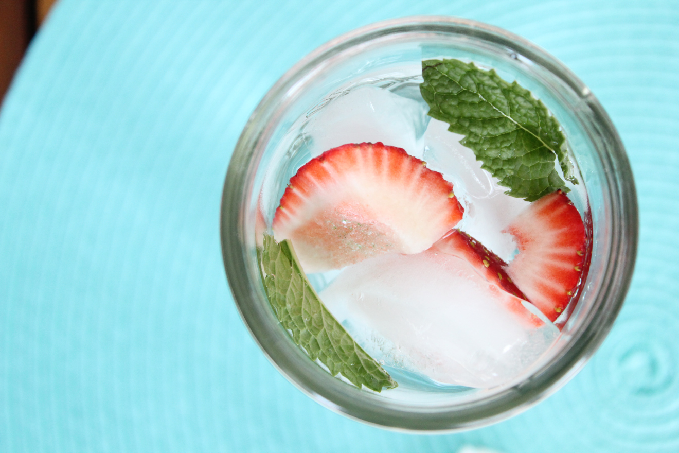 Strawberry Mint Infused Water