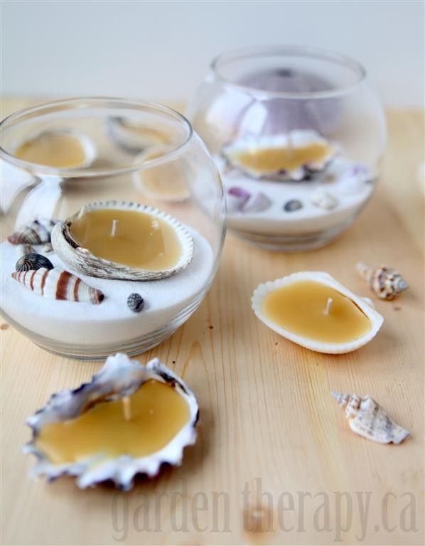 Seashell Tealights