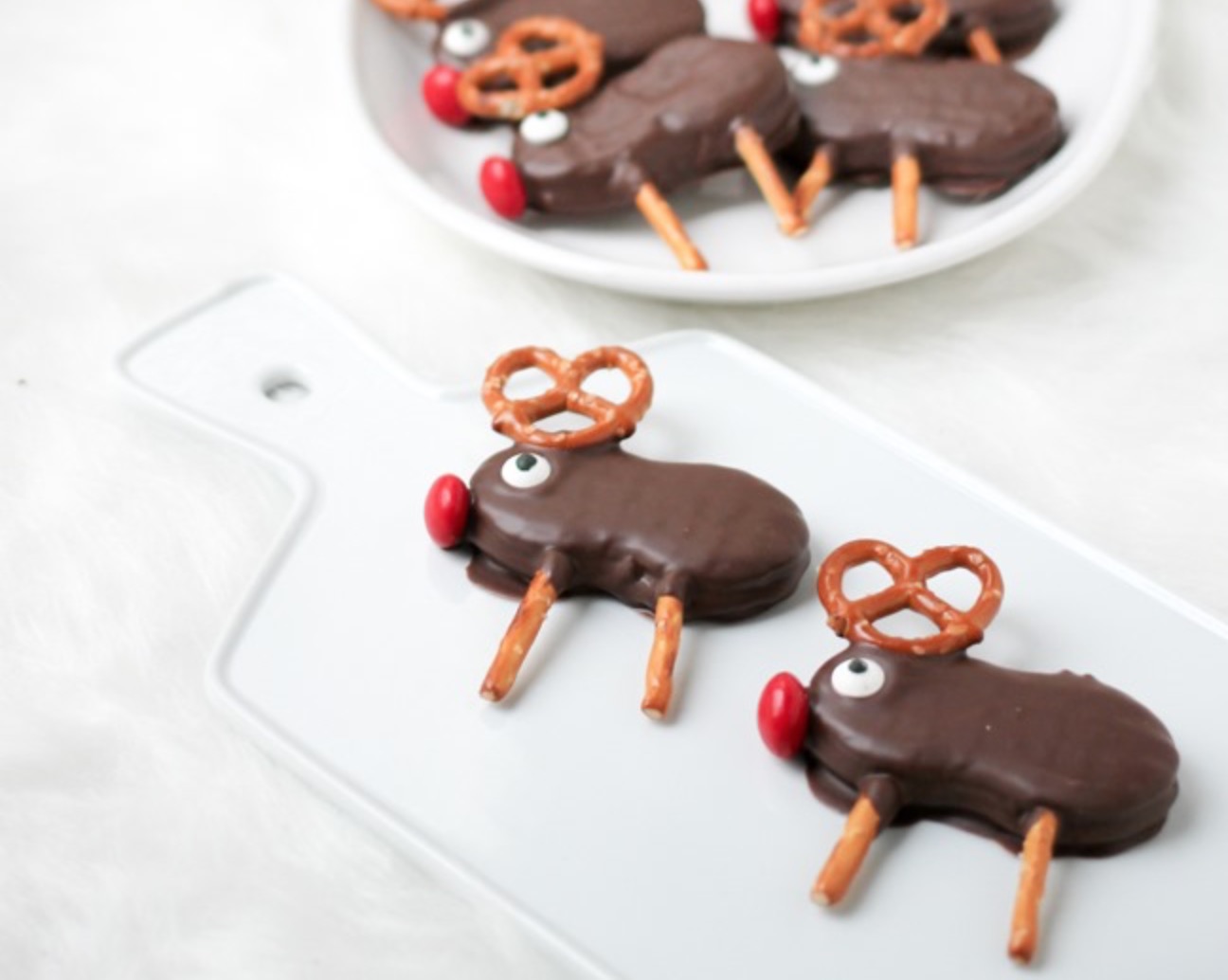 No-Bake Reindeer Cookies