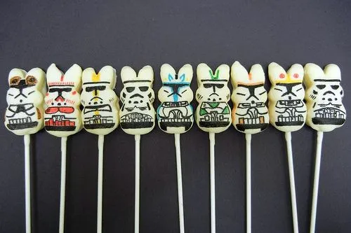 Storm Trooper Peeps Pops