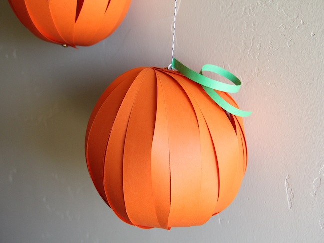 DIY Paper Pumpkin Lantern