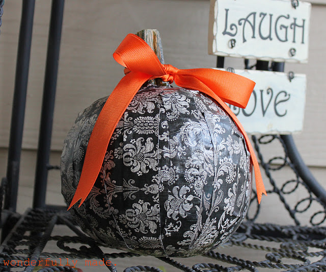 DIY Patterned Pumpkin