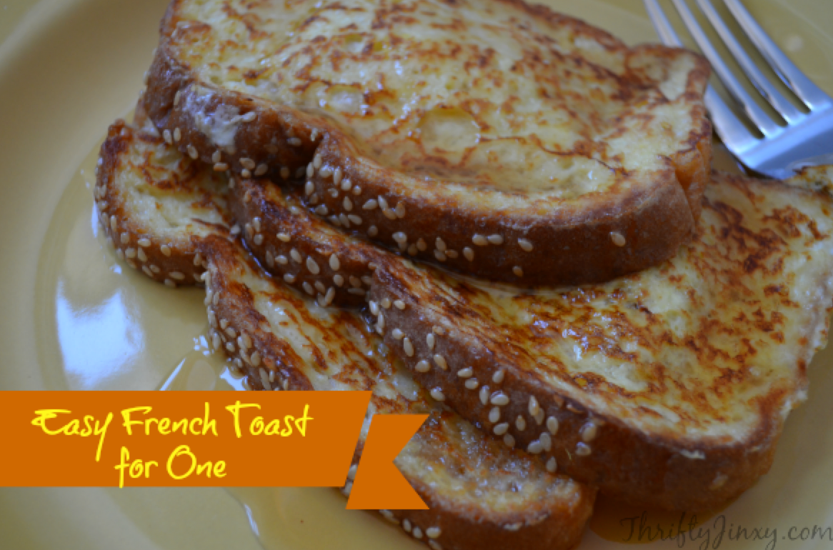 Single Serve French Toast