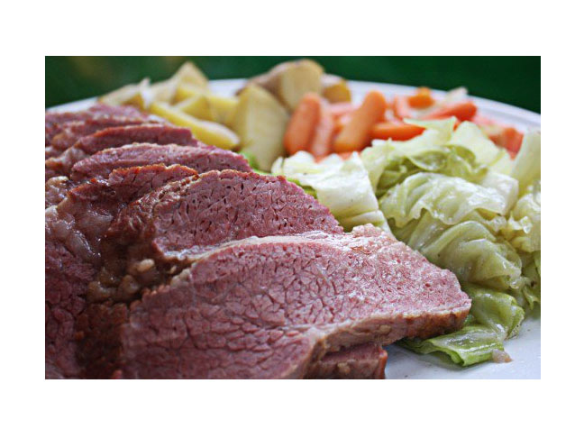 Corned Beef with Guinness and Cabbage
