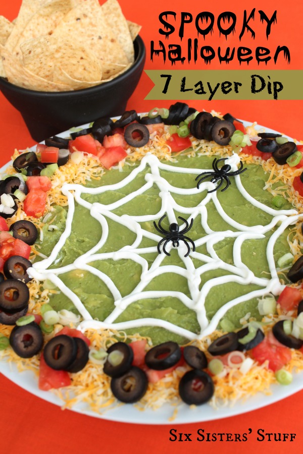 Spooky Seven Layer Dip