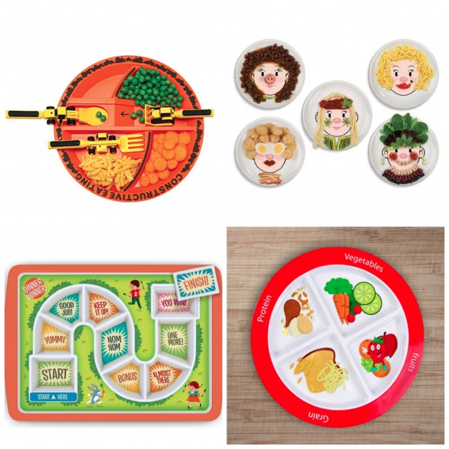 Fun Kids' Plates to Encourage Heathy Eating