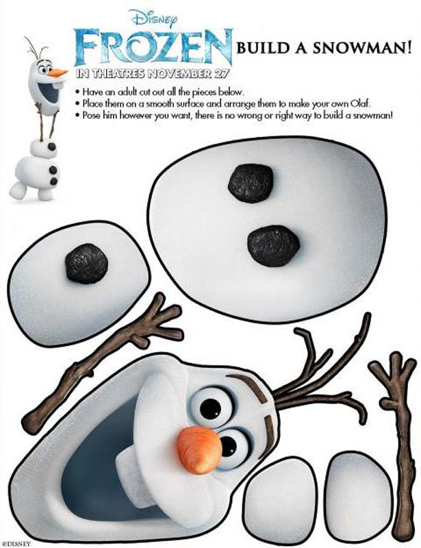 Free Frozen Printables 