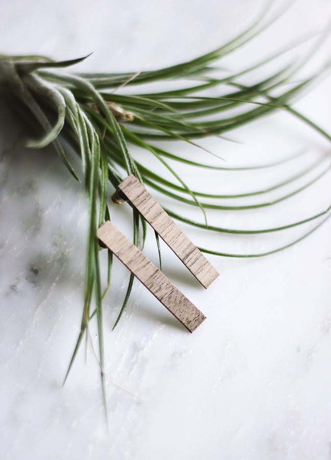 Wood Veneer Earrings