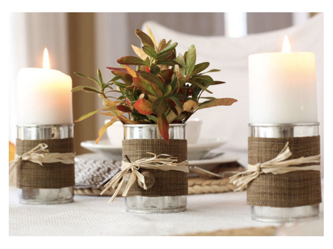 Rustic Candle Holders