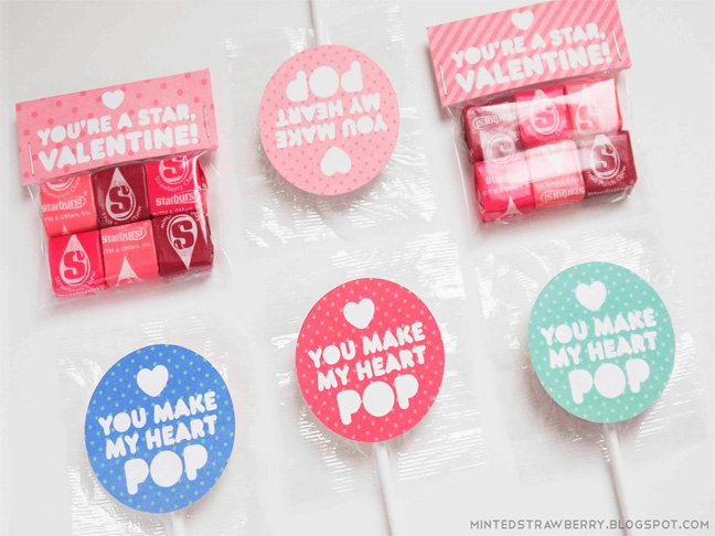 Lollipop & Starburst Printables 