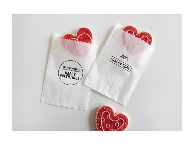 Printable Valentines Treat Bag 