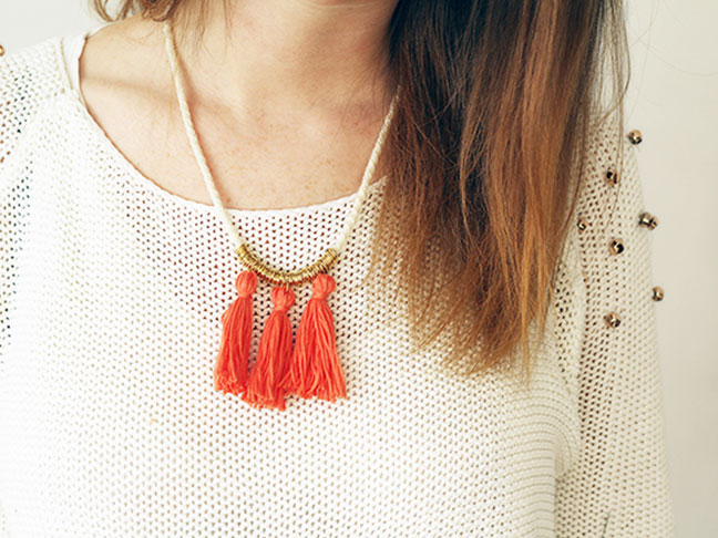 Tassel Necklace for Moms