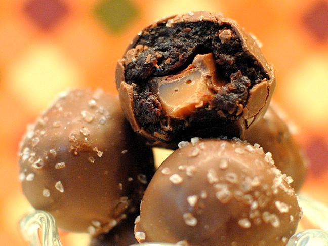 Salted Caramel Brownie Bites with Rolos
