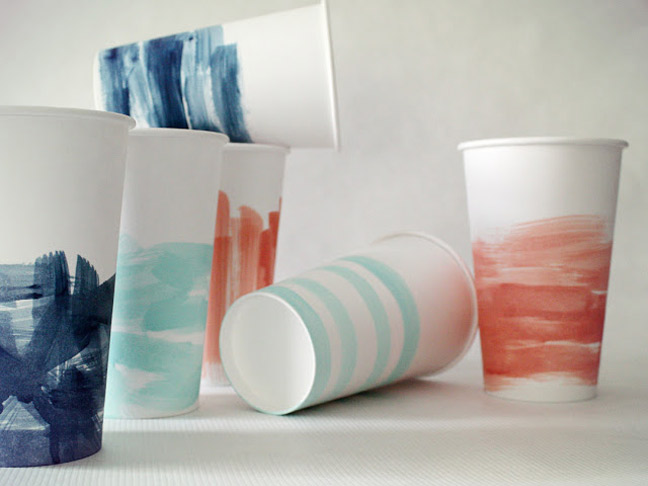 Watercolor Cups
