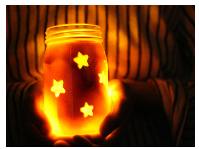 Festive Star Jars