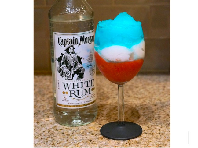Red White and Blue Cocktail