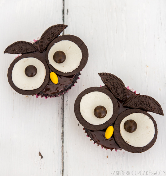Use the Magic of Oreos to Create Owl Cupcakes 