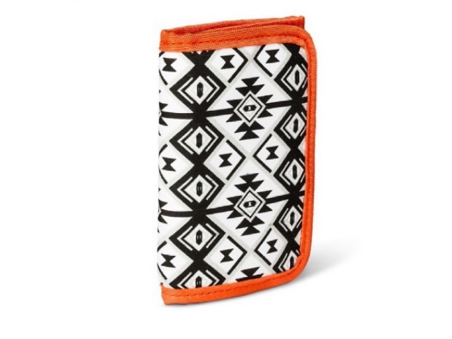 Geo Print Wallet, $8