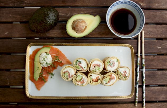 Pancake Sushi Rolls