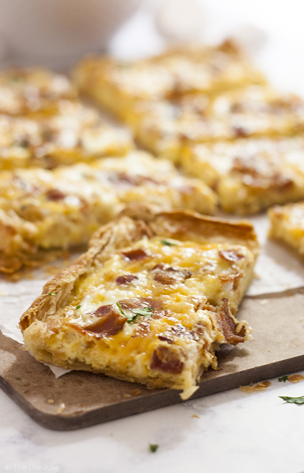 Puff Pastry Breakfast Pizza