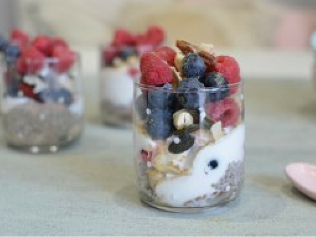 Overnight Berry Parfaits