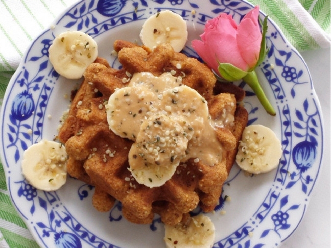 Paleo Sweet Potato Waffles