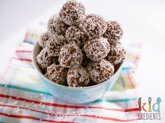 Cacao and Coconut Seedy Bliss Balls