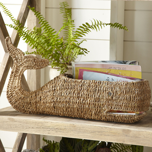 Woven Whale Basket