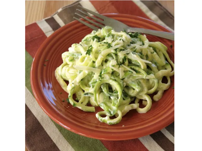 Zucchini Noodle Alfredo