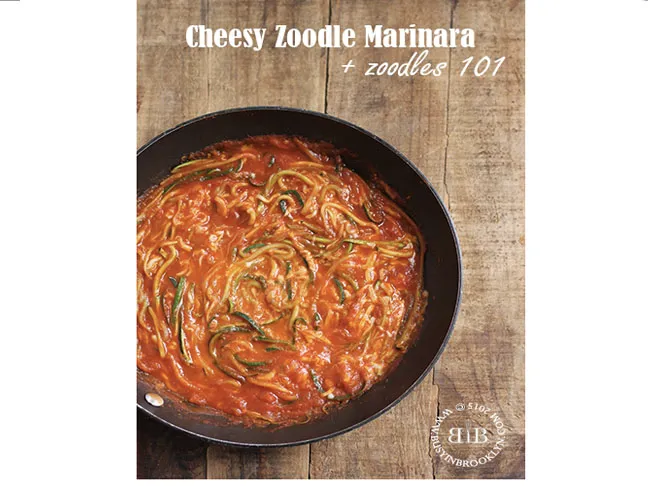 Cheesy Zoodle Marinara