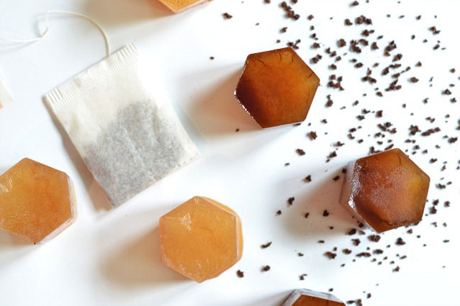 Coffee and Tea Flavored Ice Cubes