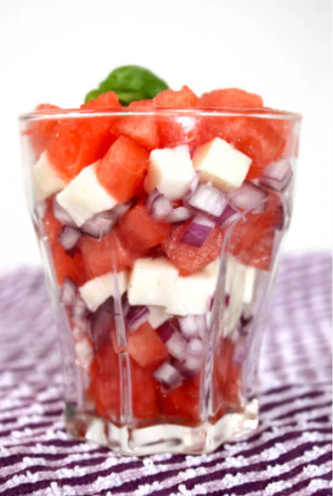 Watermelon Salad in a Jar