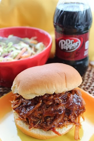 Dr. Pepper pulled pork