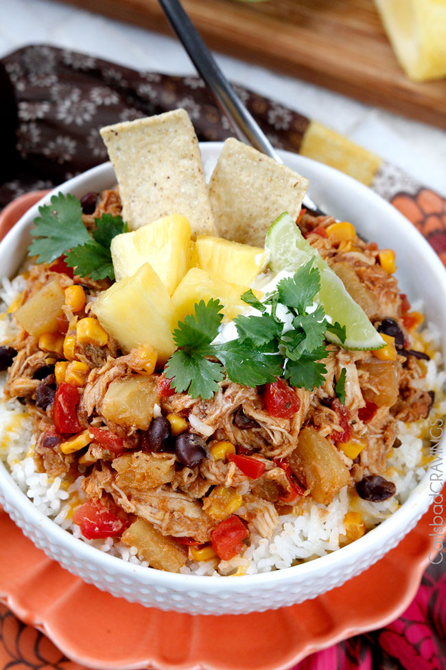 Pineapple salsa chicken