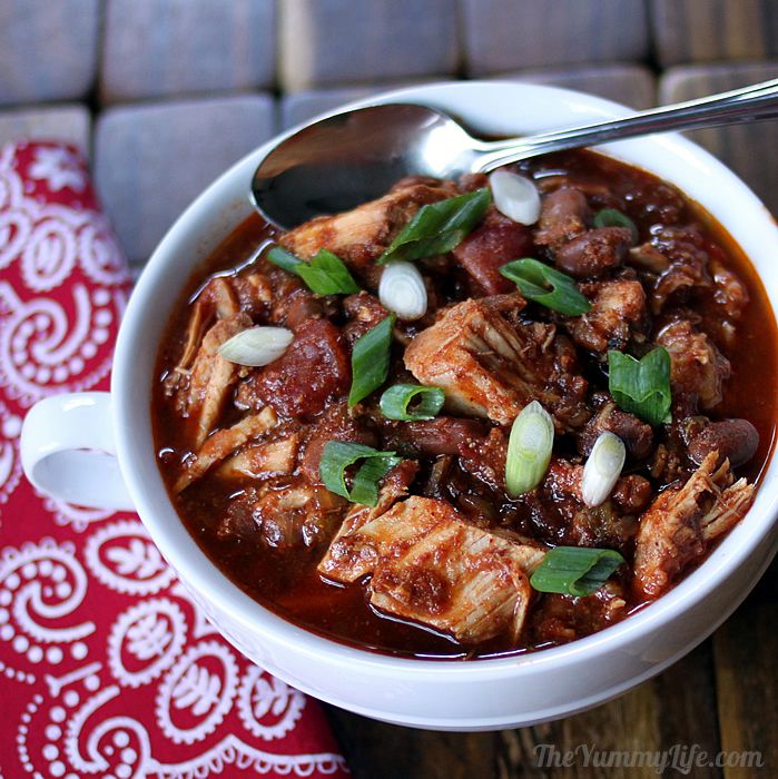 Slow Cooker Pork Ranch Chili