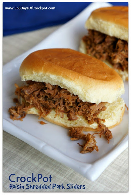 Slow Cooker Hoisin Pork Sliders