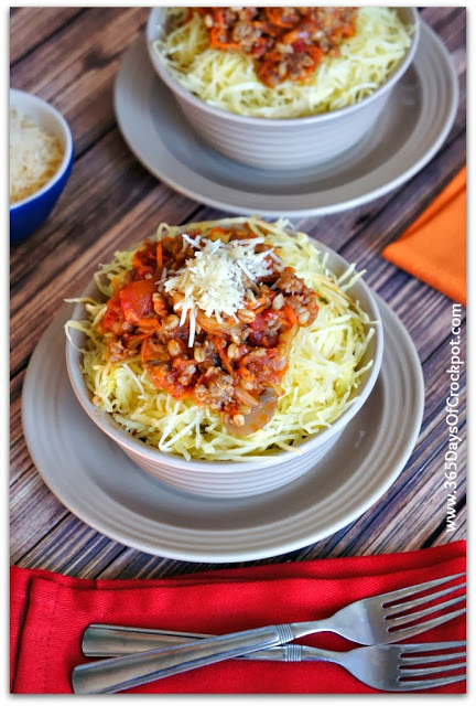 Slow Cooker Meat and Veggie Spaghetti Sauce
