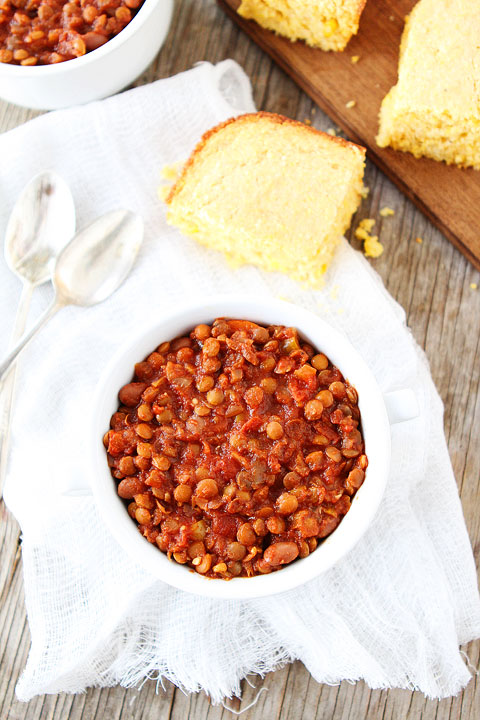 Slow Cooker Lentil Chili